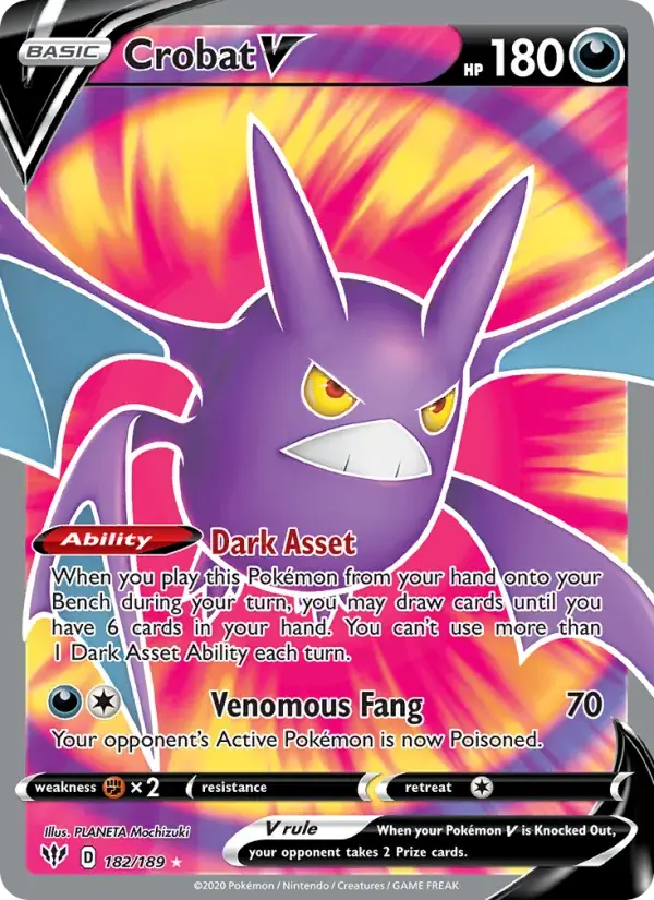 Crobat V - 182/201 - Darkness Ablaze