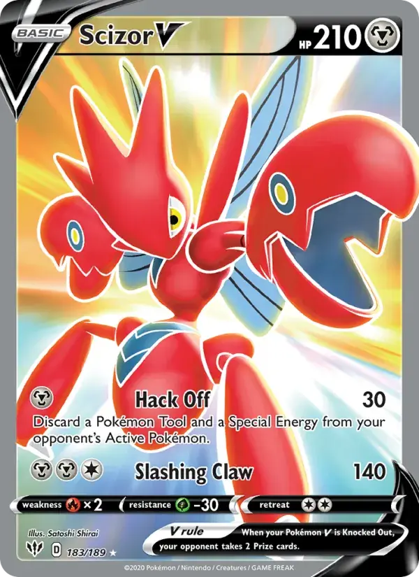 Scizor V - 183/201 - Darkness Ablaze