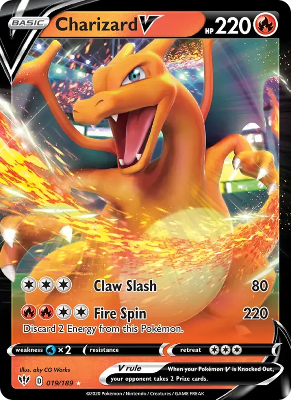 Charizard V - 19/201 - Darkness Ablaze