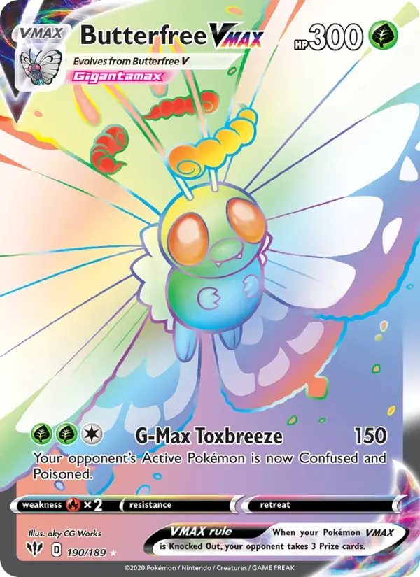 Butterfree VMAX - 190/201 - Darkness Ablaze