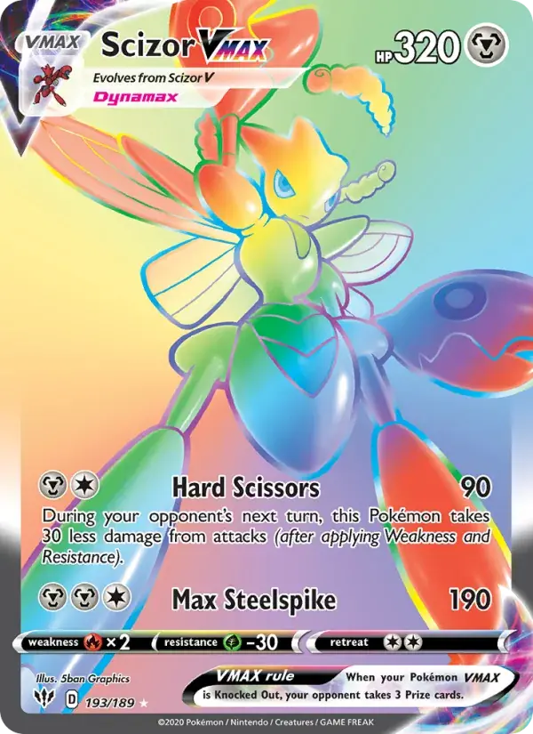 Scizor VMAX - 193/201 - Darkness Ablaze