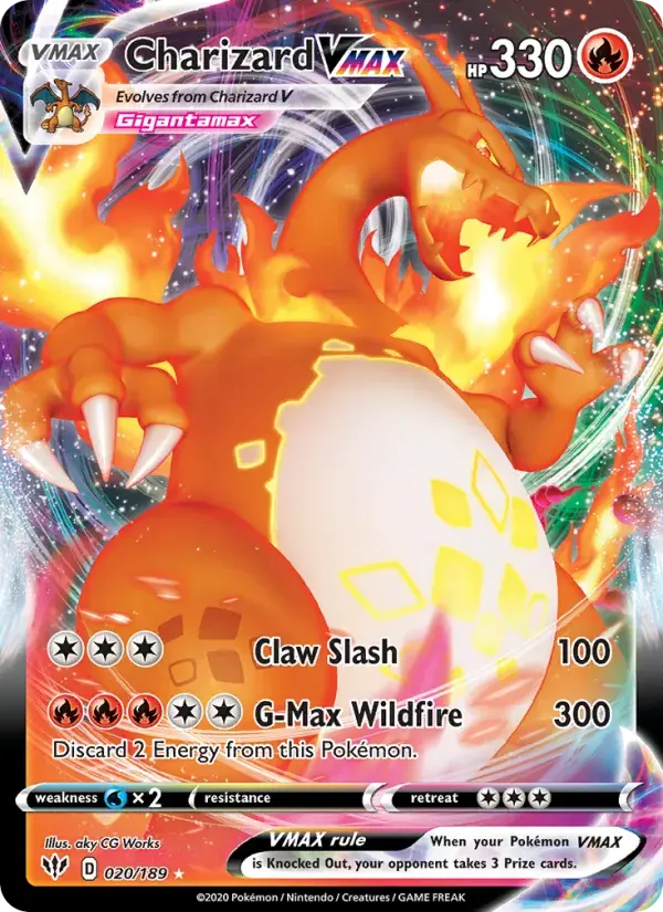 Charizard VMAX - 20/201 - Darkness Ablaze