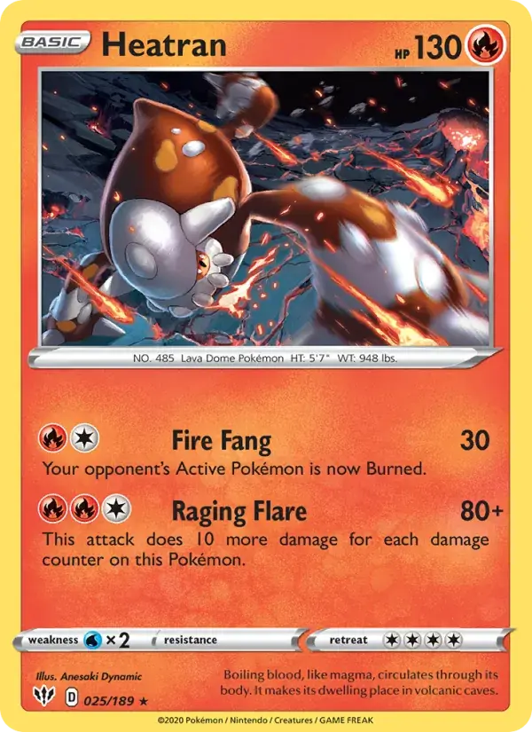 Heatran - 25/201 - Darkness Ablaze