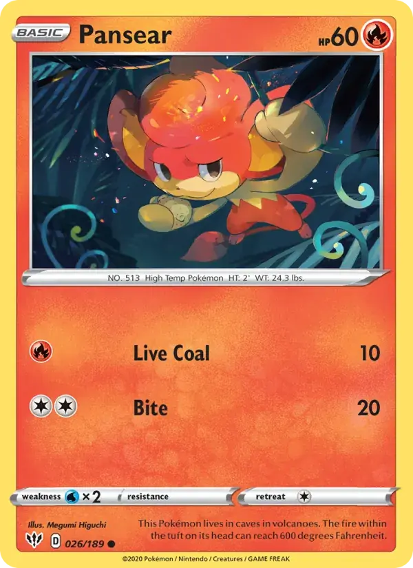 Pansear - 26/201 - Darkness Ablaze