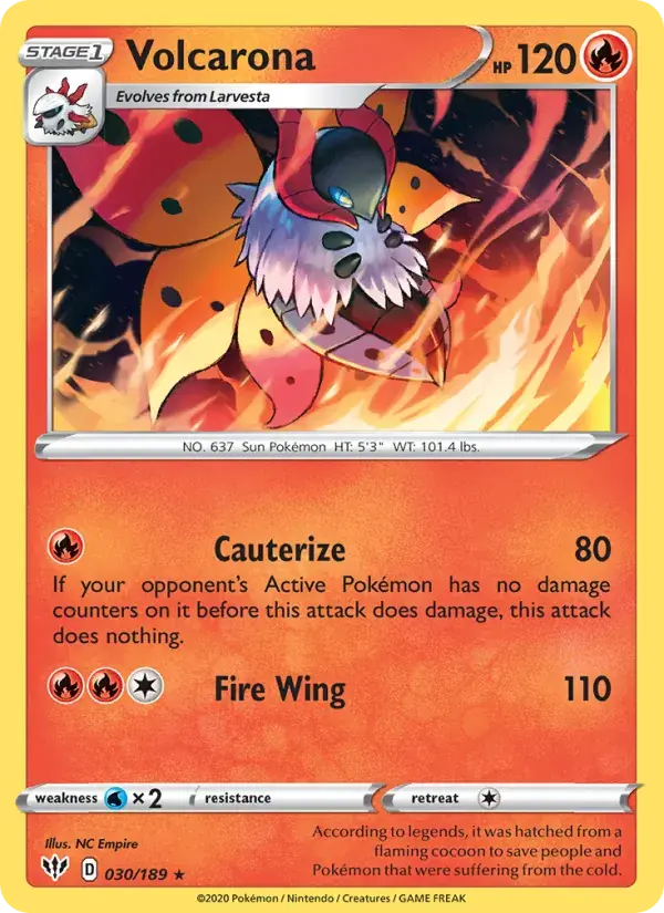 Volcarona - 30/201 - Darkness Ablaze