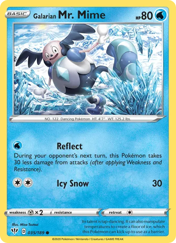 Galarian Mr. Mime - 35/201 - Darkness Ablaze