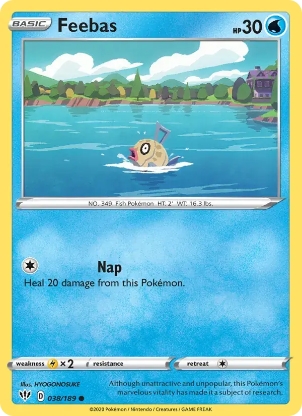 Feebas - 38/201 - Darkness Ablaze