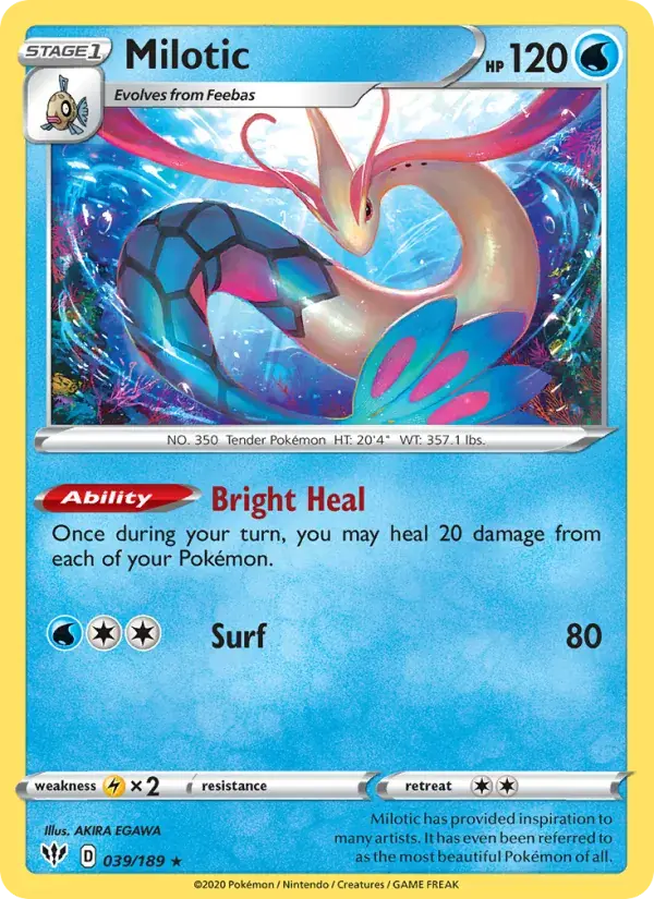 Milotic - 39/201 - Darkness Ablaze