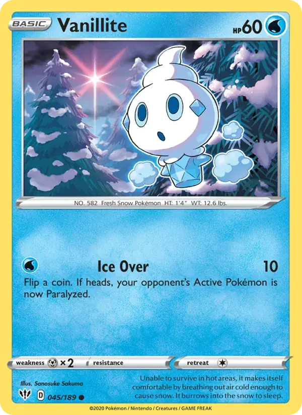 Vanillite - 45/201 - Darkness Ablaze