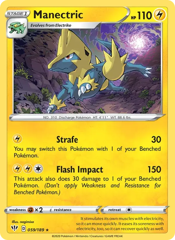 Manectric - 59/201 - Darkness Ablaze