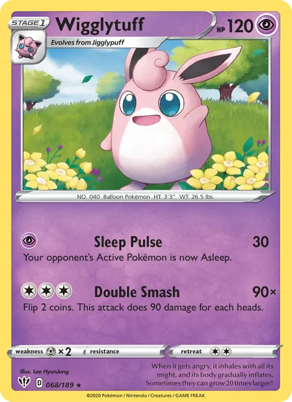 Wigglytuff - 68/201 - Darkness Ablaze