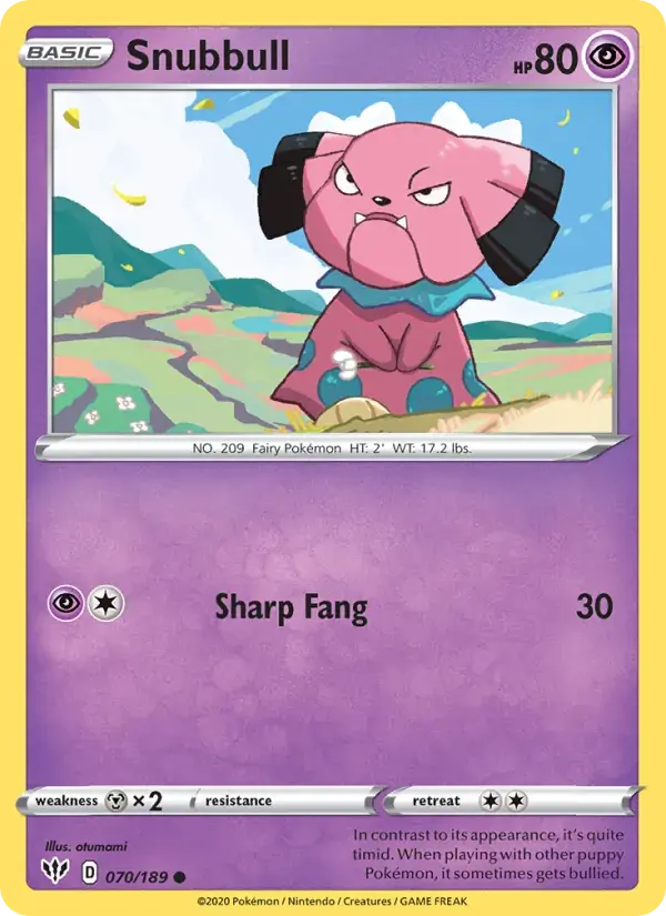 Snubbull - 70/201 - Darkness Ablaze