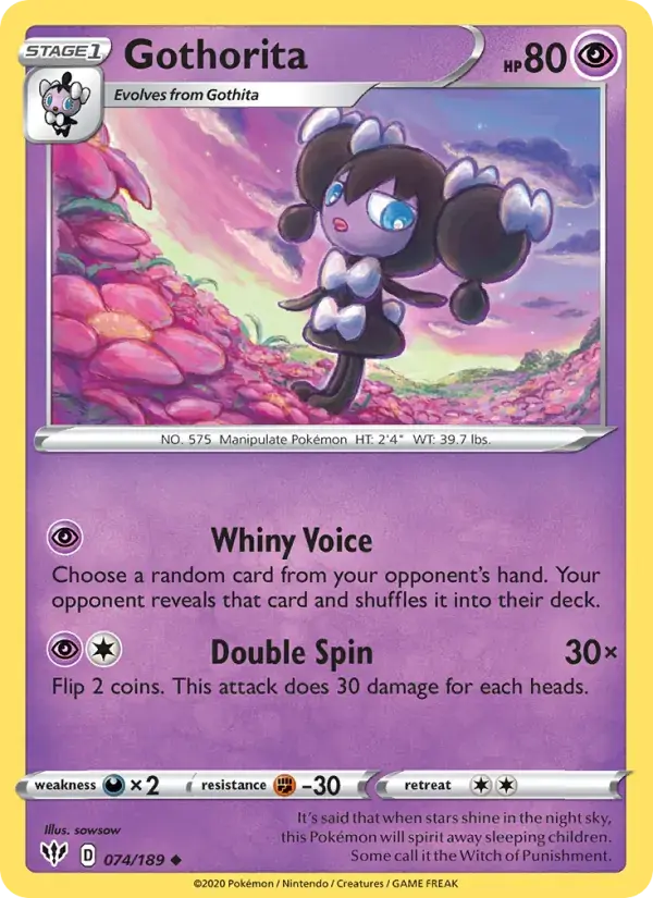 Gothorita - 74/201 - Darkness Ablaze