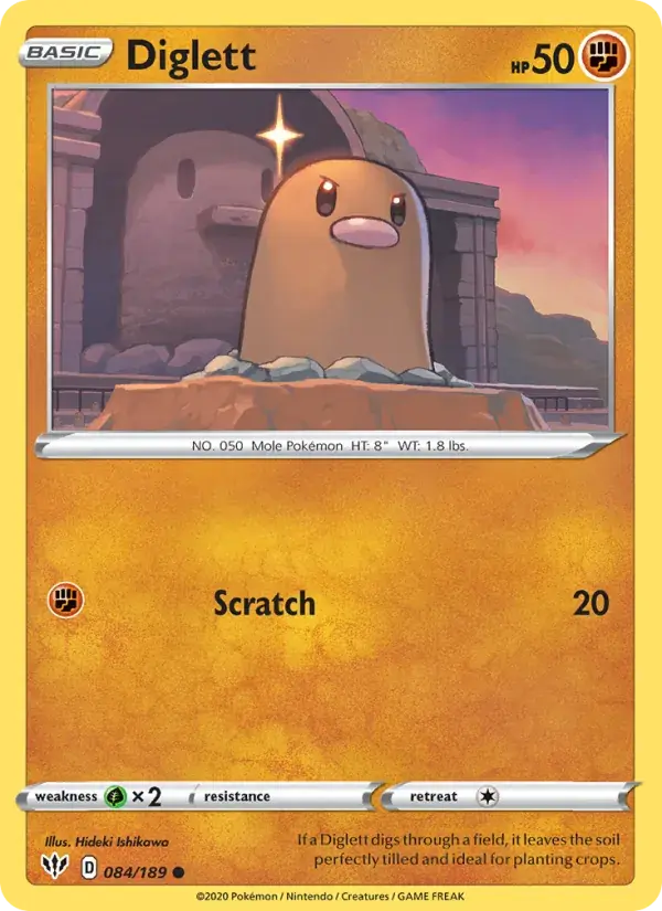 Diglett - 84/201 - Darkness Ablaze