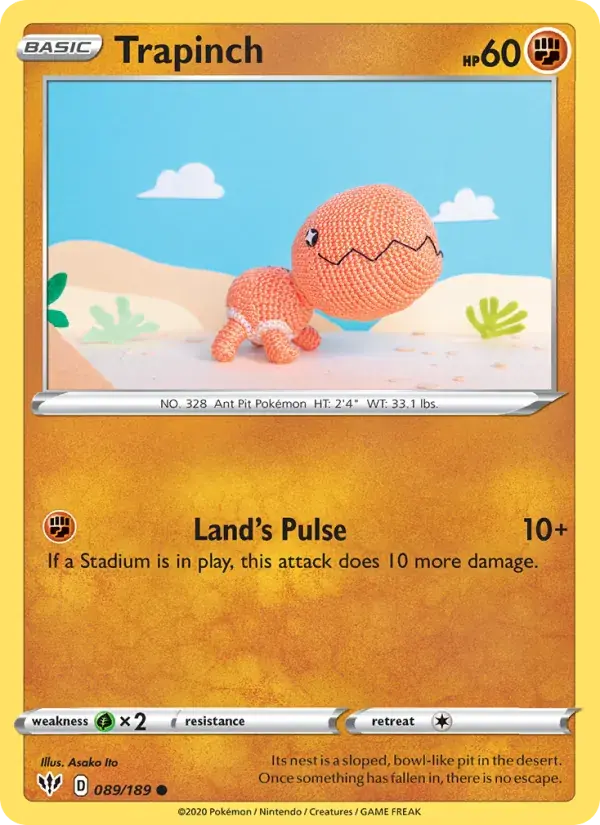 Trapinch - 89/201 - Darkness Ablaze
