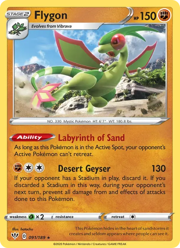 Flygon - 91/201 - Darkness Ablaze