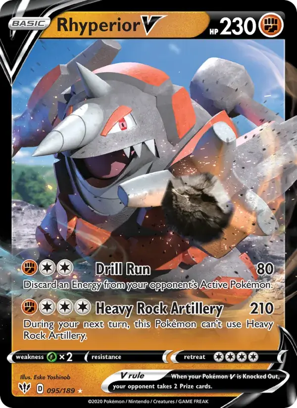 Rhyperior V - 95/201 - Darkness Ablaze