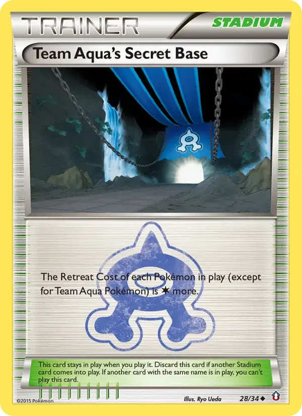 Team Aqua's Secret Base - 28/34 - Double Crisis