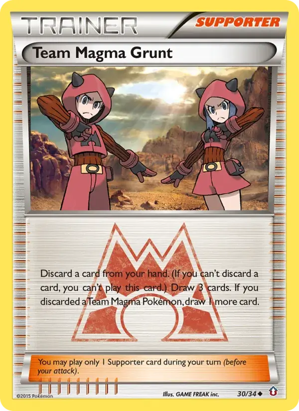 Team Magma Grunt - 30/34 - Double Crisis