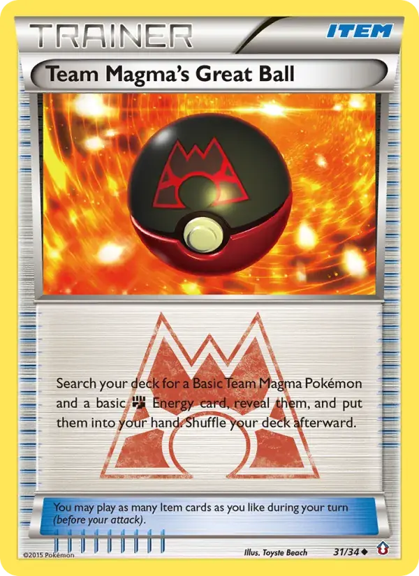 Team Magma's Great Ball - 31/34 - Double Crisis