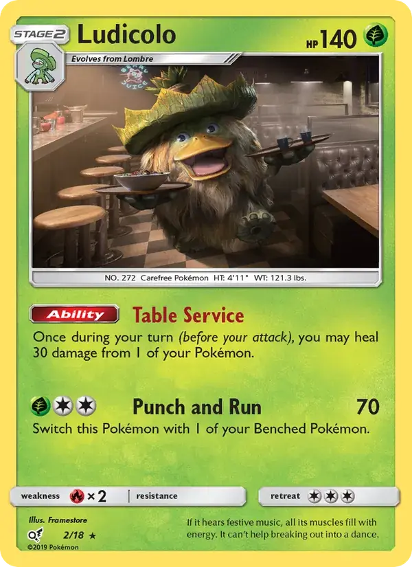 Ludicolo - 2/18 - Détective Pikachu
