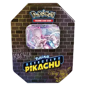 Detective Pikachu Tins: Mewtwo GX Tin