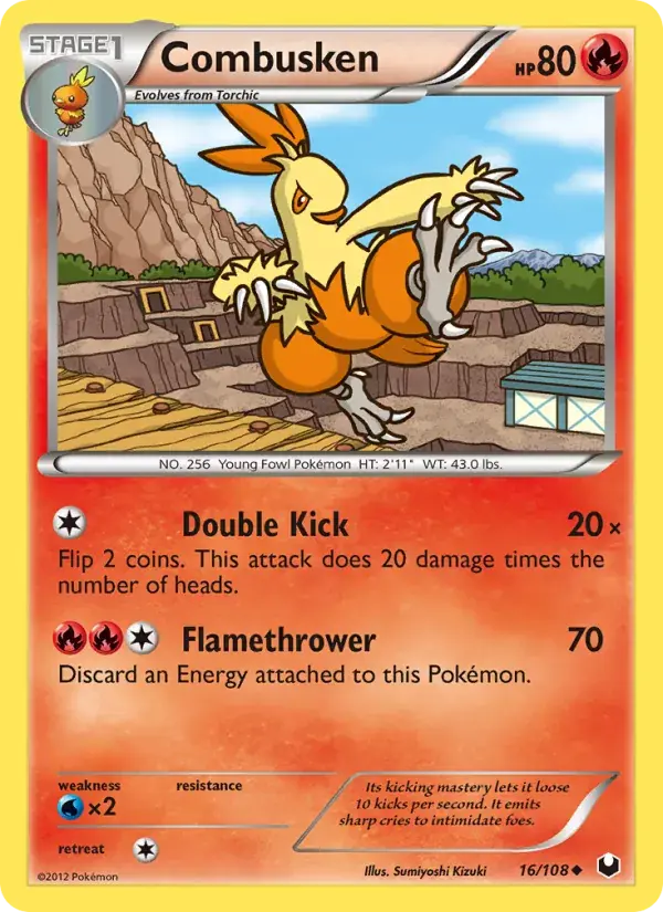 Combusken - 16/111 - Dark Explorers