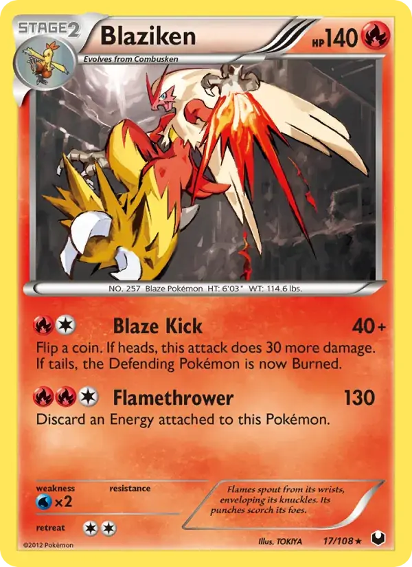 Blaziken - 17/111 - Dark Explorers