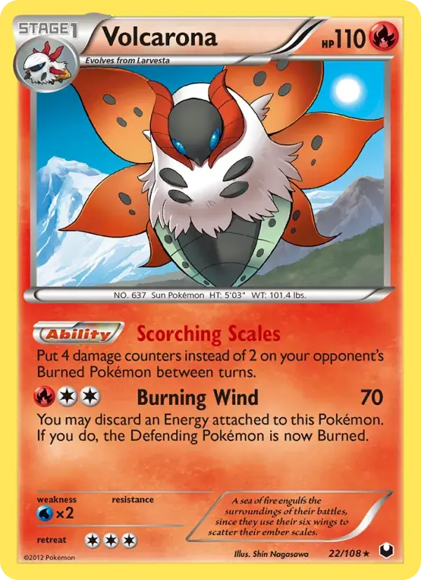 Volcarona - 22/111 - Dark Explorers