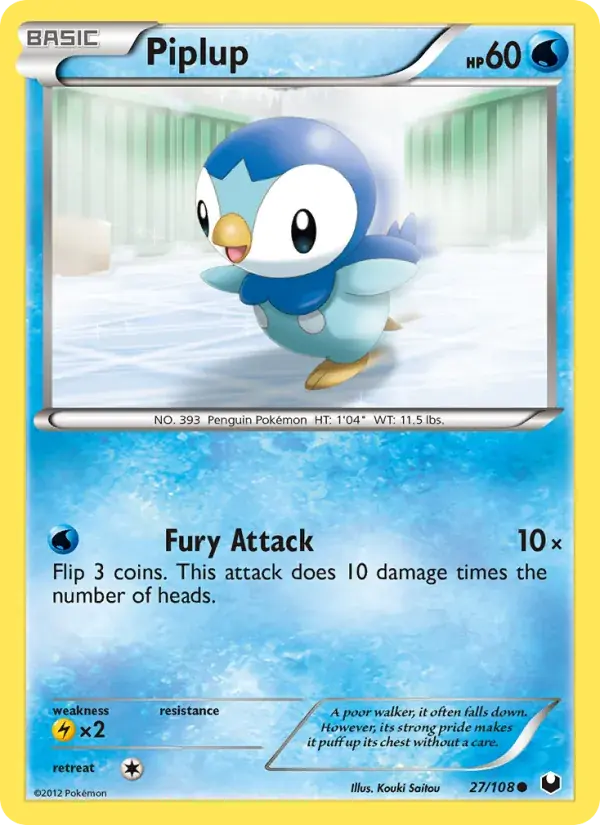 Piplup - 27/111 - Dark Explorers