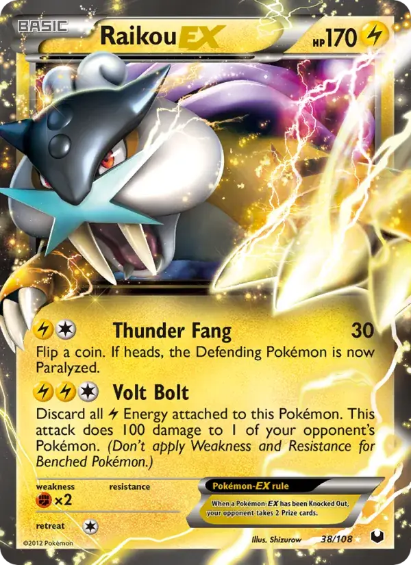 Raikou-EX - 38/111 - Dark Explorers