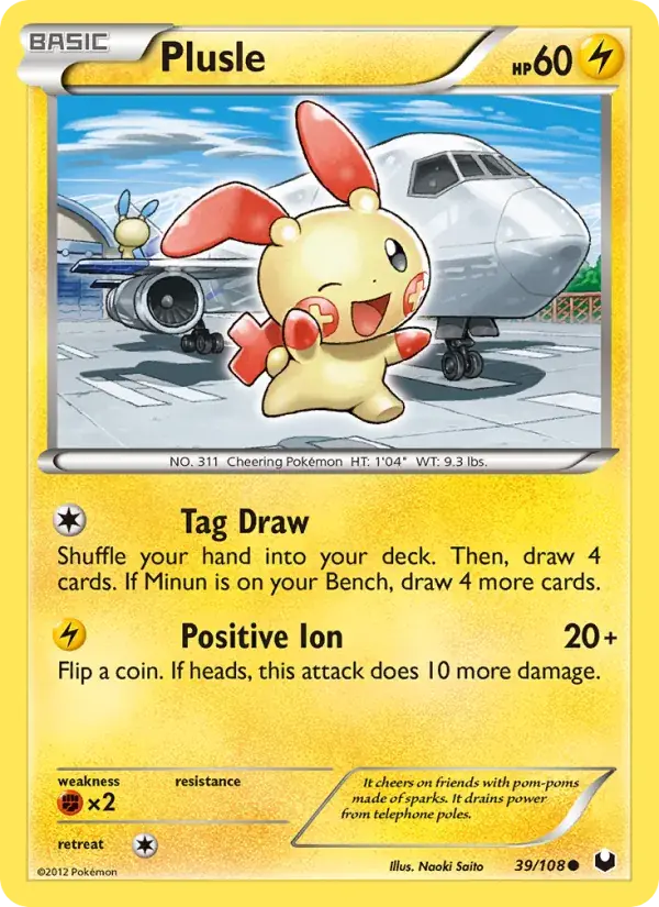 Plusle - 39/111 - Dark Explorers