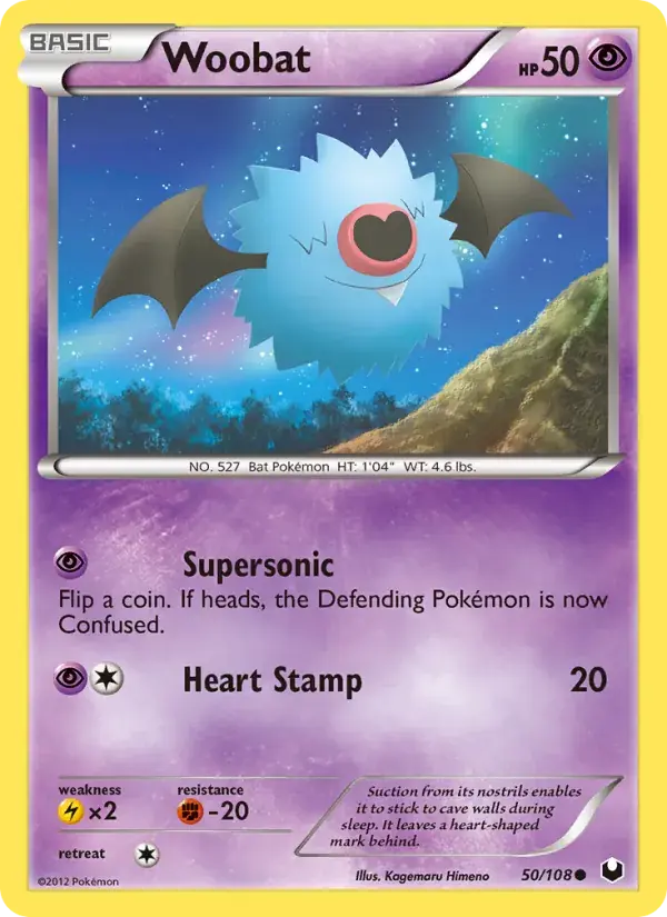Woobat - 50/111 - Dark Explorers
