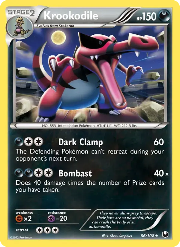 Krookodile - 66/111 - Dark Explorers