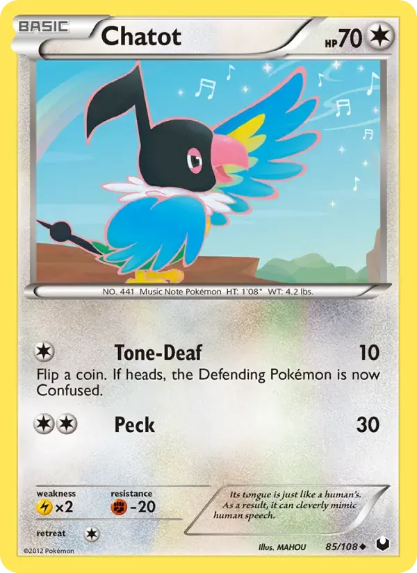 Chatot - 85/111 - Dark Explorers