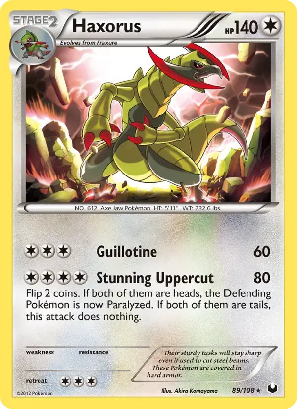 Haxorus - 89/111 - Dark Explorers