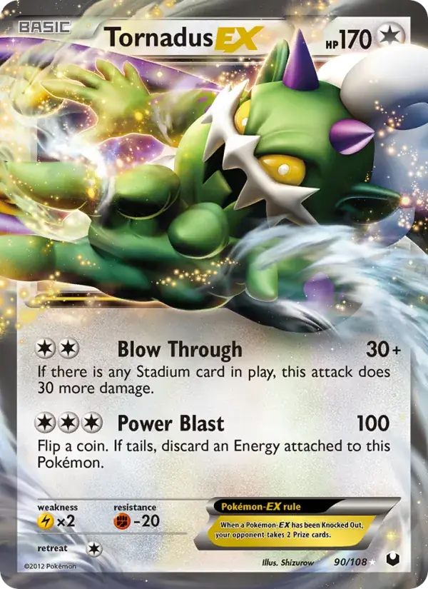 Tornadus-EX - 90/111 - Dark Explorers