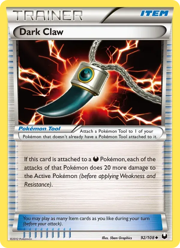 Dark Claw - 92/111 - Dark Explorers