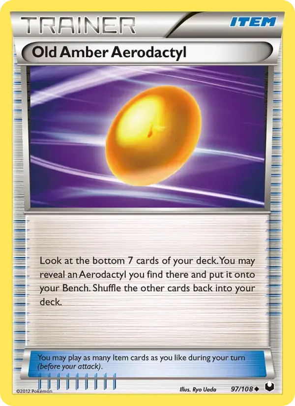 Old Amber Aerodactyl - 97/111 - Dark Explorers