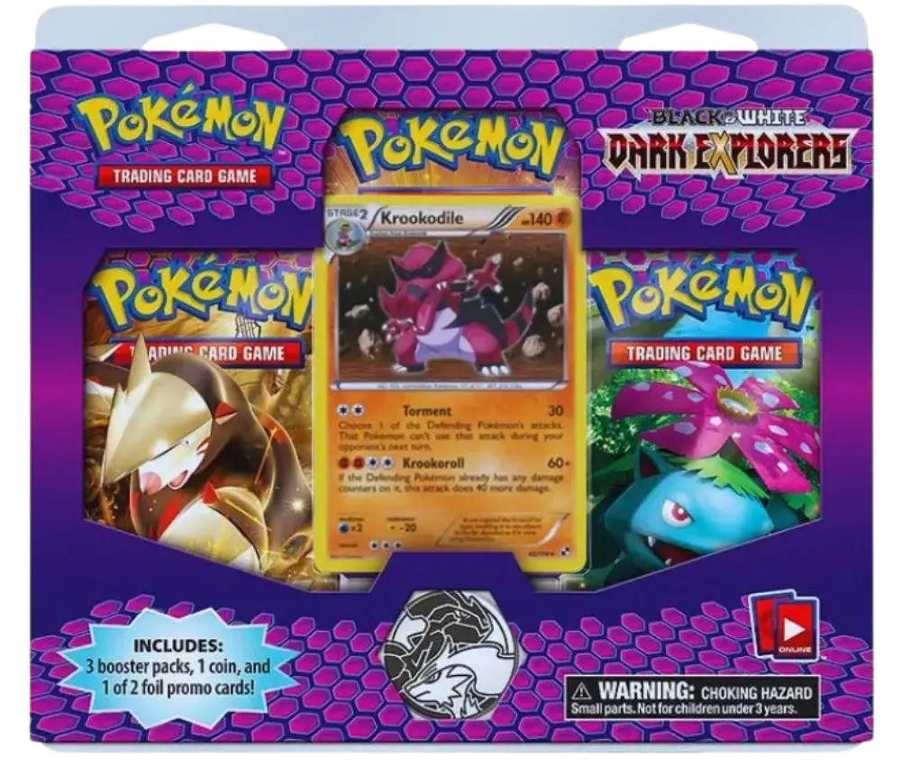 Dark Explorers: 3-Pack Blister (Krookodile)