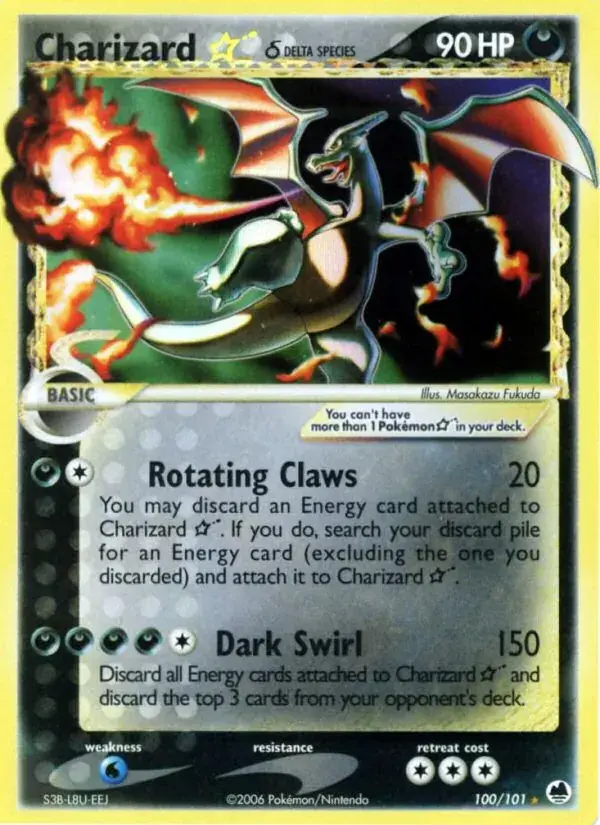Charizard ☆ δ - 100/101 - Dragon Frontiers