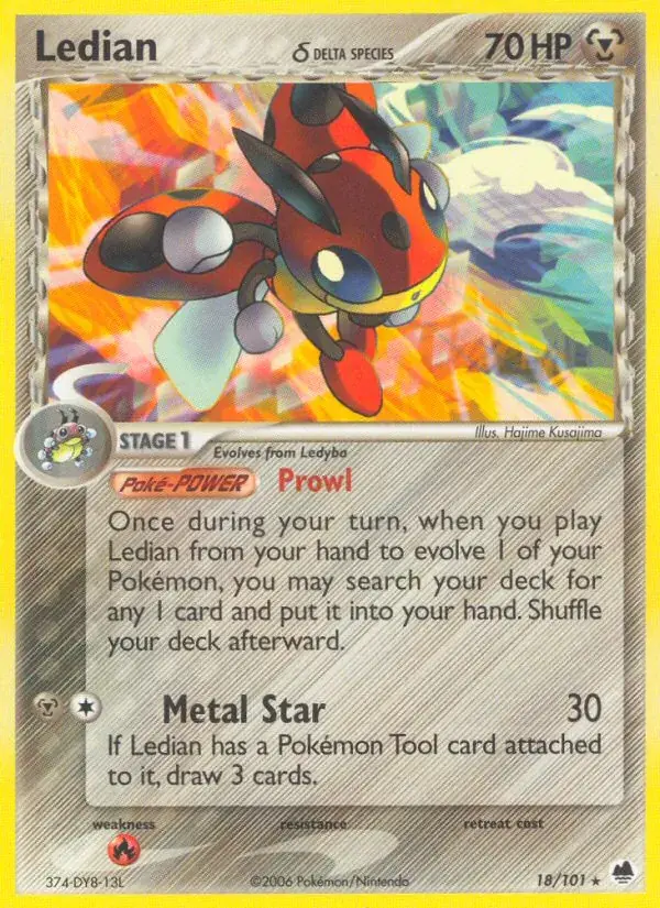 Ledian δ - 18/101 - Dragon Frontiers