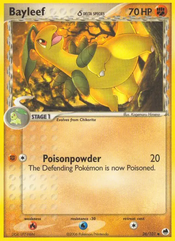 Bayleef δ - 26/101 - Dragon Frontiers
