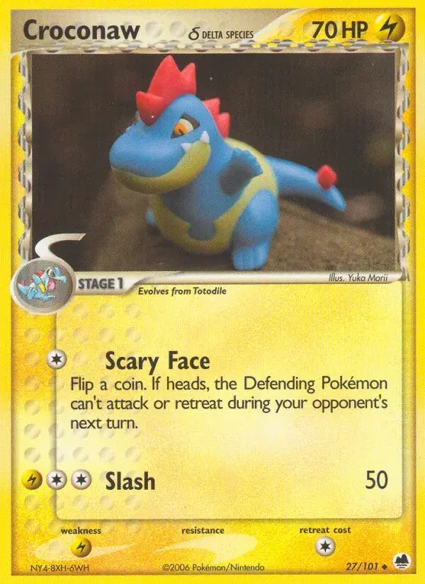 Croconaw δ - 27/101 - Dragon Frontiers