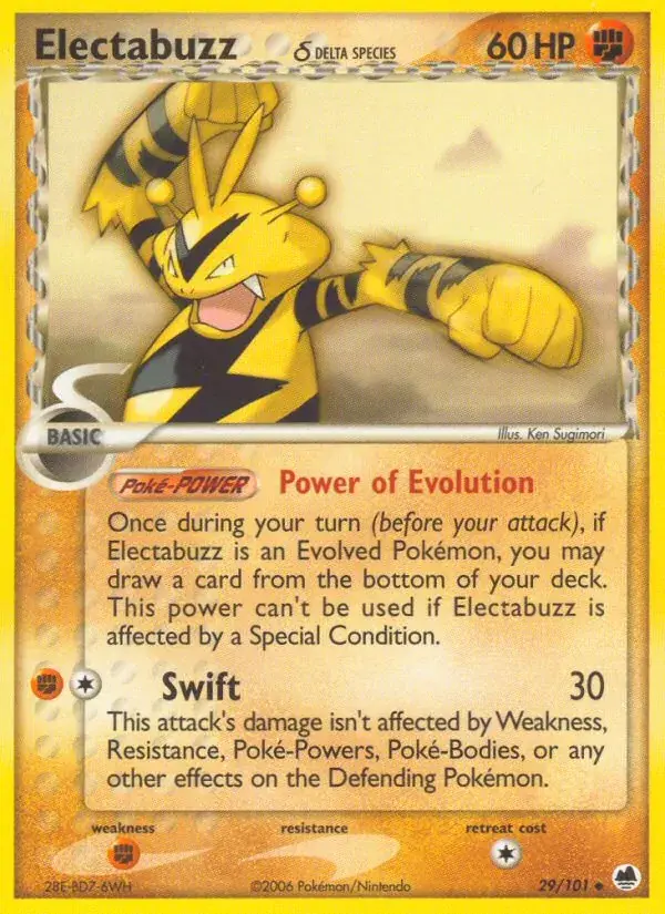 Electabuzz δ - 29/101 - Dragon Frontiers