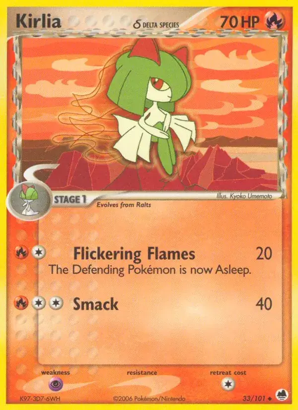 Kirlia δ - 33/101 - Dragon Frontiers
