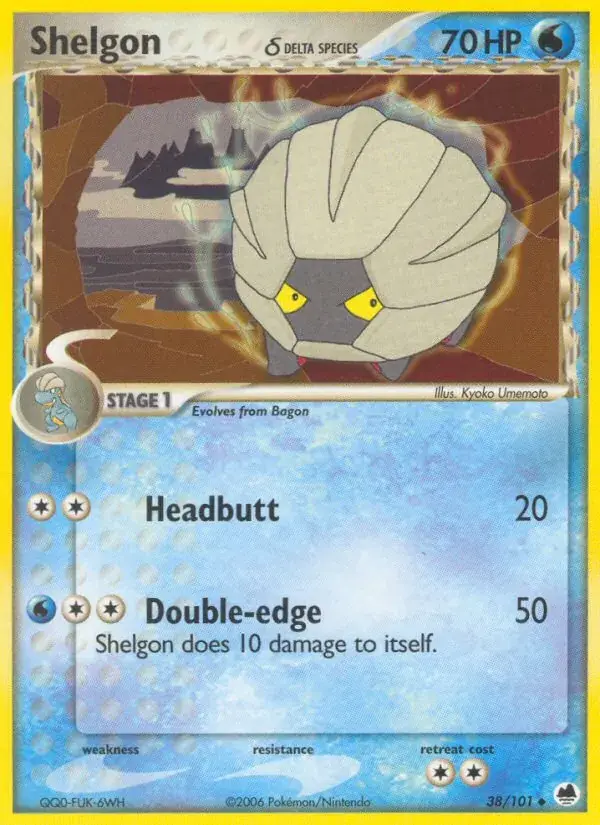 Shelgon δ - 38/101 - Dragon Frontiers