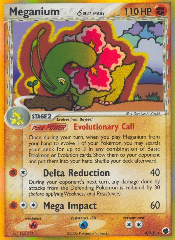 Meganium δ - 4/101 - Dragon Frontiers
