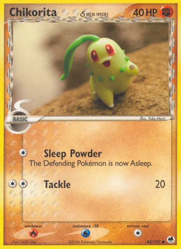 Chikorita δ - 44/101 - Dragon Frontiers