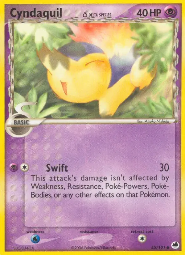 Cyndaquil δ - 45/101 - Dragon Frontiers